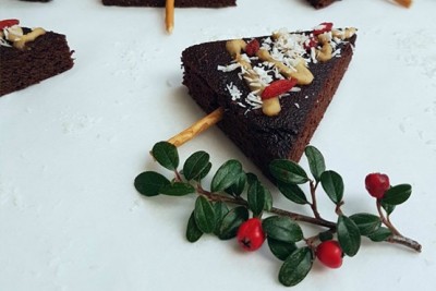 Božični brownie kolački